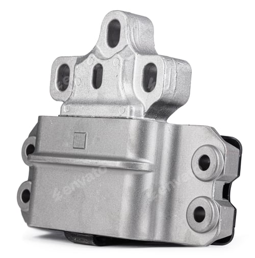 Preview: Car part. Shock absorber mount on white background
