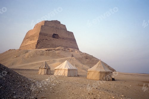 Preview: Pyramid and Bedouin Tents at Meidum