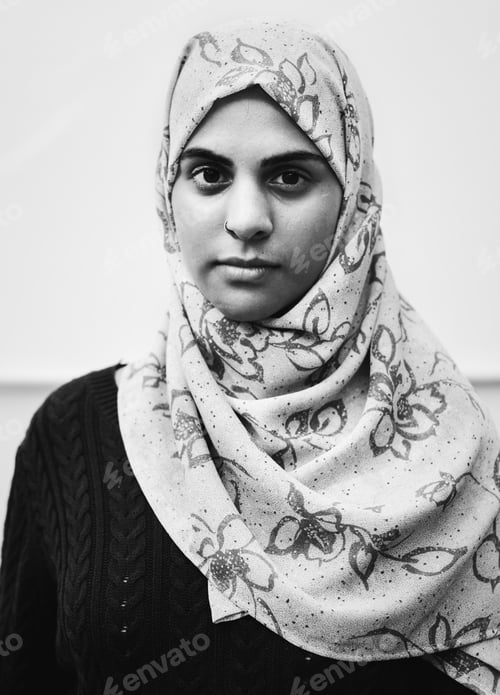 Preview: A cheerful Muslim woman
