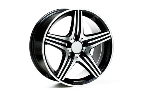 Preview: Alloy Wheel Rim isolated on white