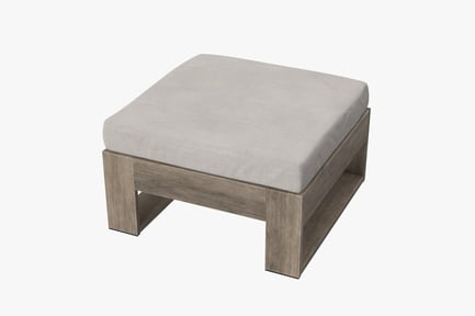 Preview: Square Ottoman for Outdoor Seating