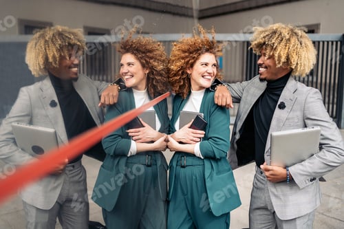 Preview: Multicultural Business People Portrait