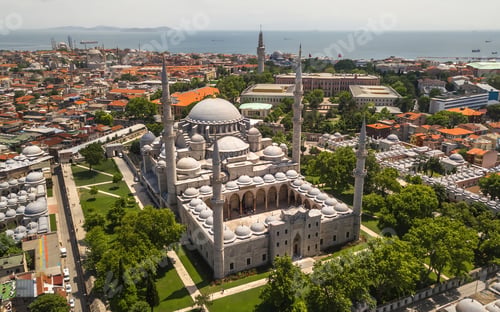 Preview: Aerial view of Suleymaniye Mosque