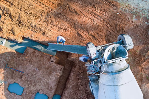 Preview: There is concrete mix that is used during the construction of the house cement concrete to