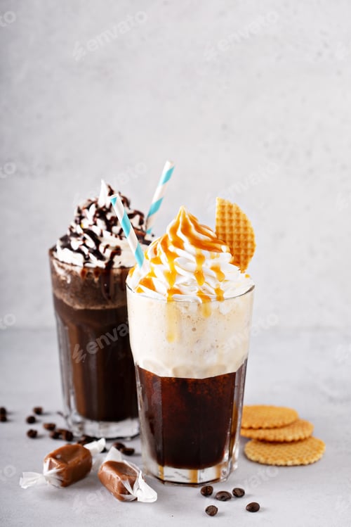 Preview: Coffee cocktails with whipped cream