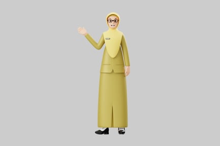 Preview: Hijab teacher character