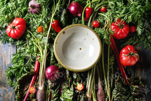 Preview: Purple carrot with vegetables