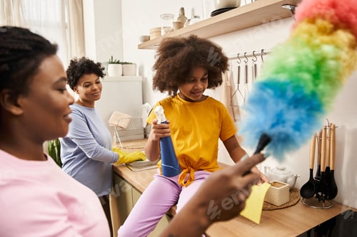Preview: Bonding moments in a vibrant kitchen as an lgbt family enjoys quality time together