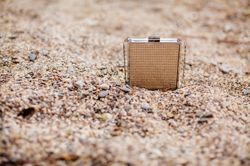 Preview: stylish ladies handbag on beach