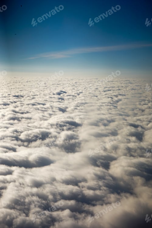 Preview: Sky and clouds from a plane