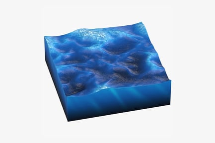Preview: Ocean Water Cross Section with Waves