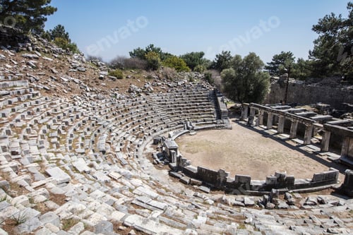 Preview: Ruins of the ancient city of Priene, Turkey