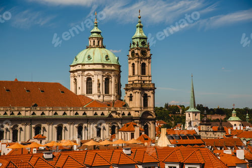 Preview: PRAGUE,CZECH REPUBLIC - JUNE 23, 2017: St. Nicholas Church in Prague, Czech Republic