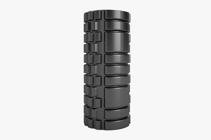 Preview: Textured Black Foam Roller for Muscle Recovery