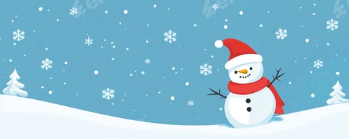 Preview: Christmas new year powerpoint background snow man