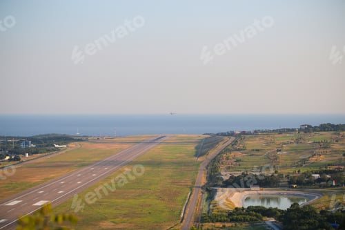 Preview: Runway In The Resort Town On A Sunny Day