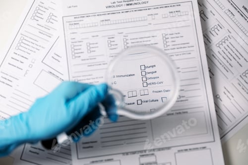 Preview: Medical records of immunology, virology. MERS virus. Coronavirus test