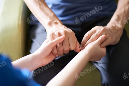 Preview: Hands of caregivers and the elderly