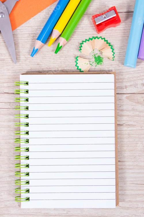 Preview: Notebook for notes and stationery accessories for learning