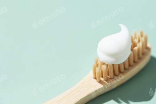 Preview: Bamboo Toothbrush with Toothpaste.
