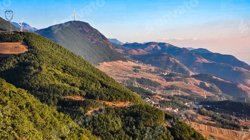 Preview: Scenic view of Damakan in Dongchuan District, Kunming City, Yunnan, China