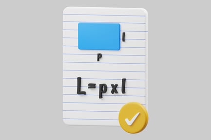 Preview: Math formula sheet with checkmark