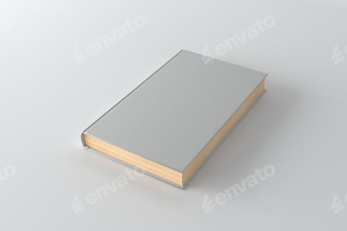 Preview: book, mockup, cover, textbook, realistic