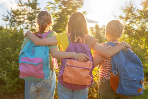 Preview: teens going to school