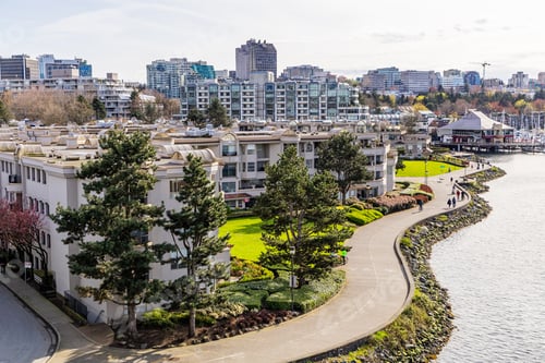 Preview: Scenic Waterfront View Featuring False Creek in Downtown Vancouver, BC, Canada
