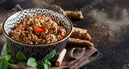 Preview: Tricolor Quinoa and Vegetables stew