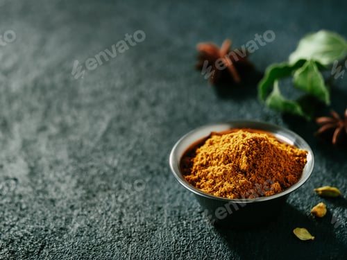 Preview: Aromatic Spices in Bowl with Star Anise