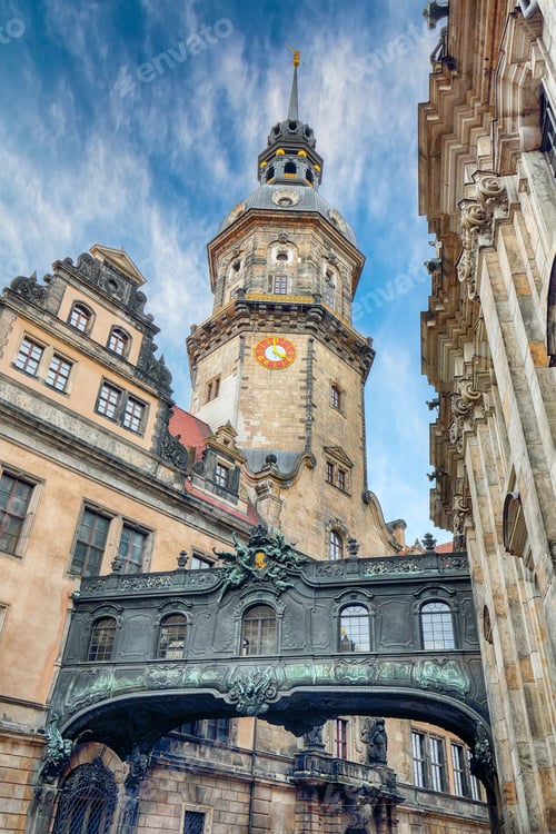 Preview: Georgentor or Georgenbau at the Residenzschloss in the old town of Dresden