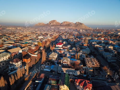 Preview: Aerial view of Osh city