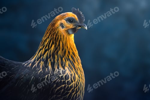 Preview: Beautiful Black and Golden Chicken