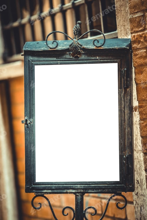 Preview: old metal board