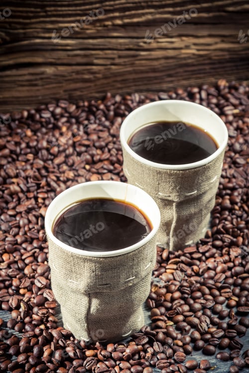 Preview: Freshly hot coffee for two