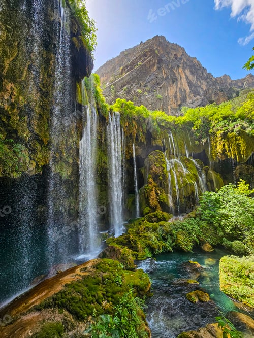 Preview: Yerkopru Waterfall in Mut, Mersin, Turkey.
