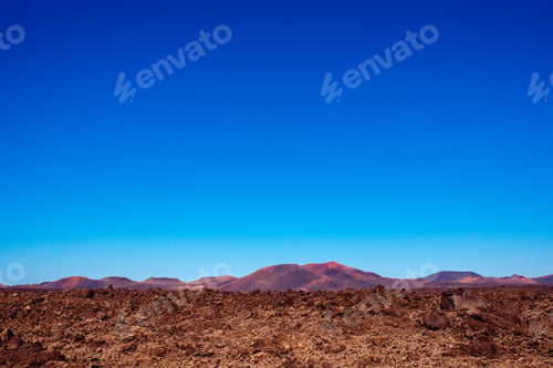 Preview: Volcanic landscape on Lanzarote island