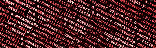 Preview: Writing programming code on laptop