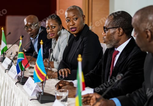 Preview: Group of Business People in a Discussion