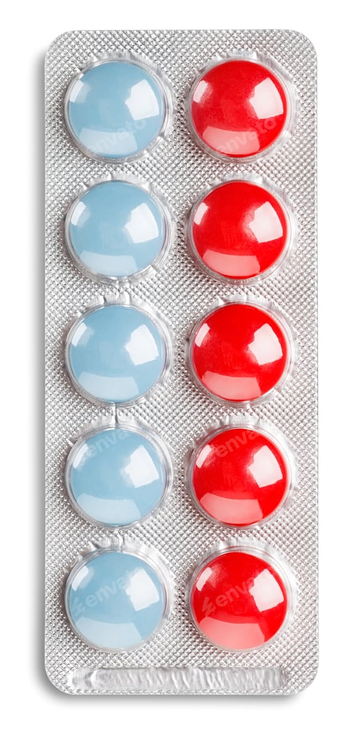 Preview: Pills vitamins isolated
