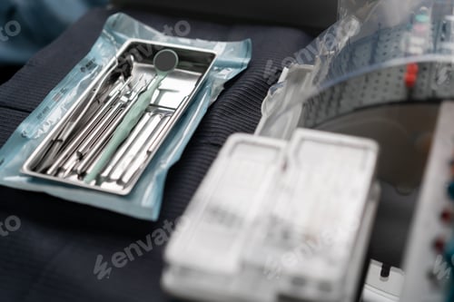 Preview: Dentistry tools of the dentist Dental office