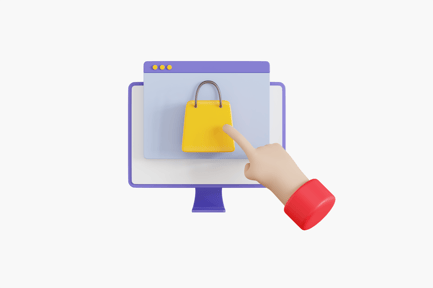 Visualização: Compra on-line