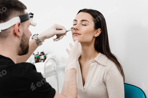 Preview: Procedure on Nose with Patient and Healthcare Professional