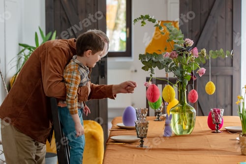 Preview: Family is getting ready for Easter dinner.