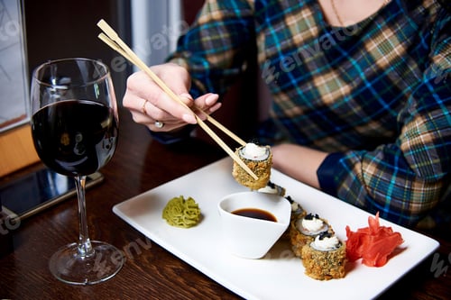 Preview: Dinner at a Japanese restaurant.