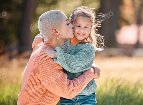 Preview: She makes life extra special. Shot of a little girl spending the day outdoors with her mother.