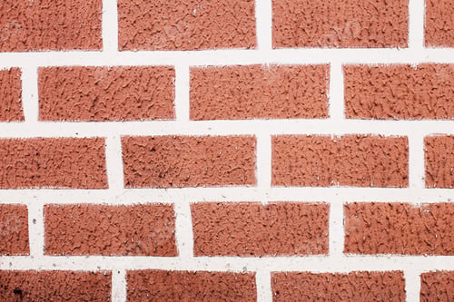 Preview: Red grunge brick wall, abstract background texture with old vintage style pattern