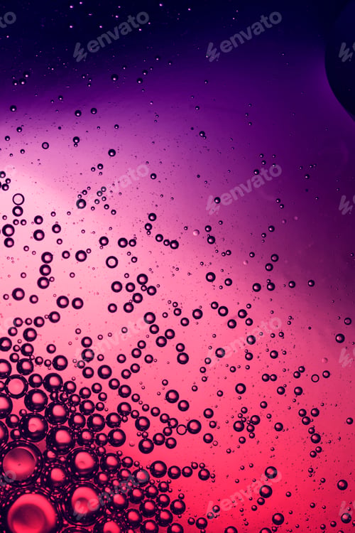 Preview: colorful background with bubbles underwater