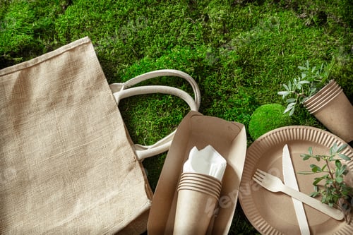 Preview: Eco-friendly, stylish, disposable, convenient, beautiful recyclable tableware.
